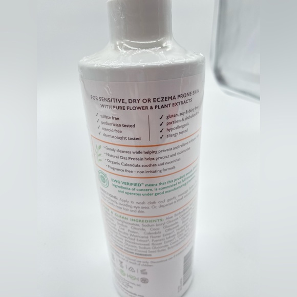 Babo Botanicals Sensitive Baby Fragrance-Free 2-in-1 Shampoo & Wash - Picture 4 of 7